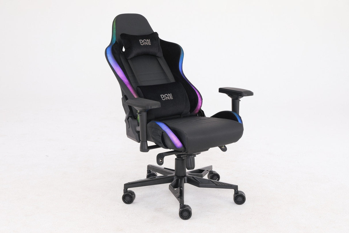 DON ONE - Valentino SUPERLEGGERA - RGB Gamer Stol Med Ljus