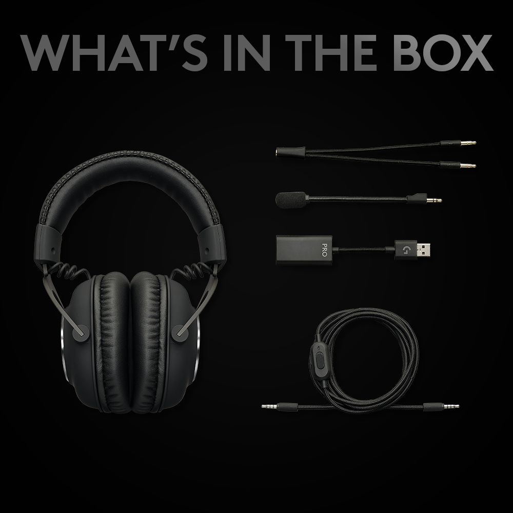 Logitech G PRO Gaming Headset /Ljud Och HiFi /Svart