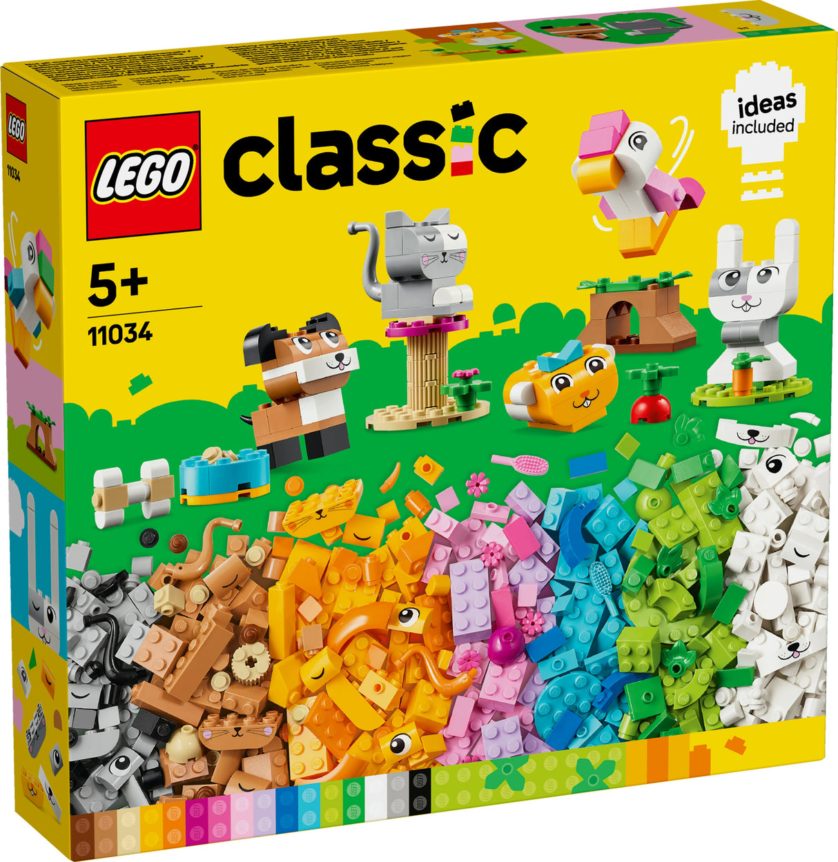 LEGO 11034 Klassisk Byggleksak För Kreativa Djur