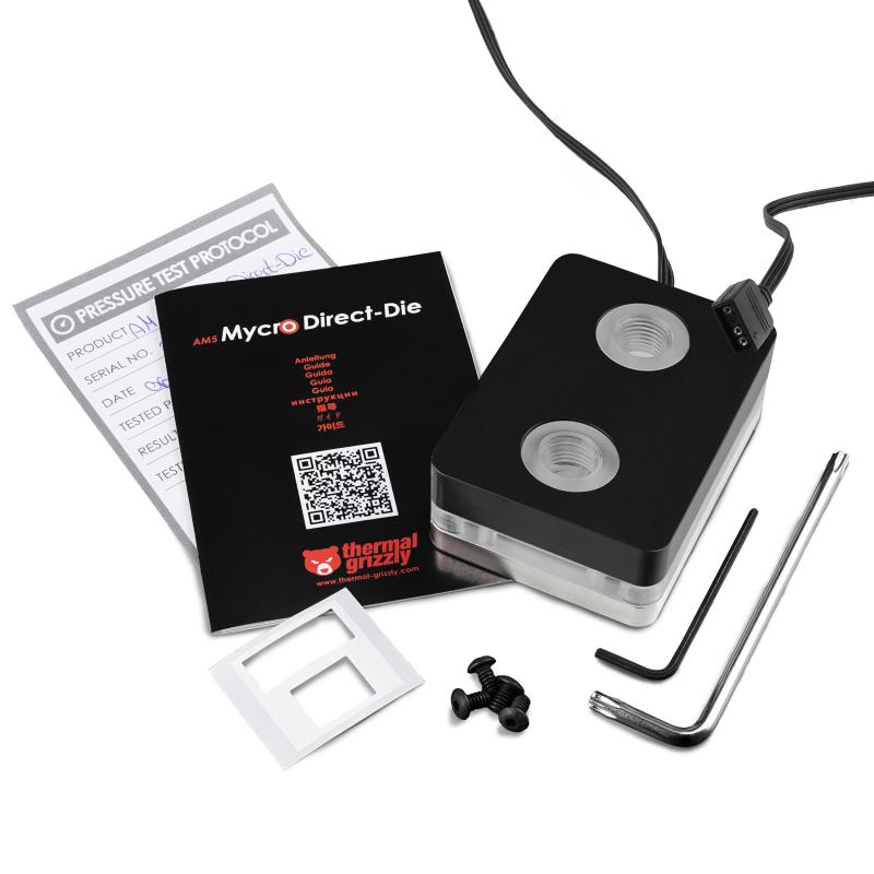 Termisk Grizzly Micro Direct-Die CPU Vattenkylare RGB - AM5