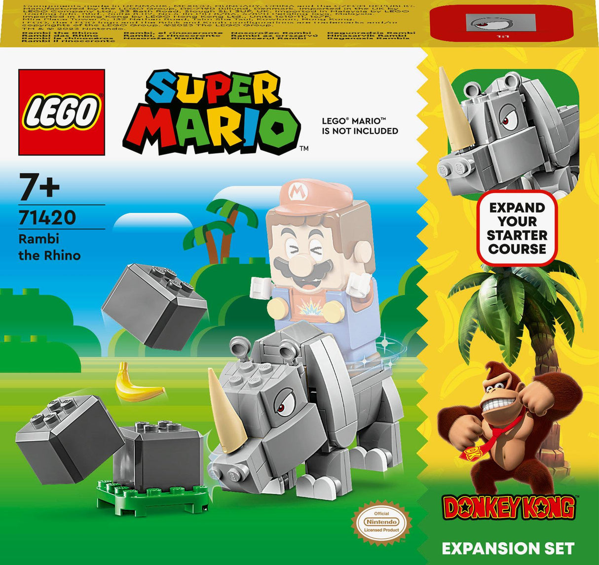 LEGO Super Mario - Rambi The Rhino Expansion Set (71420)