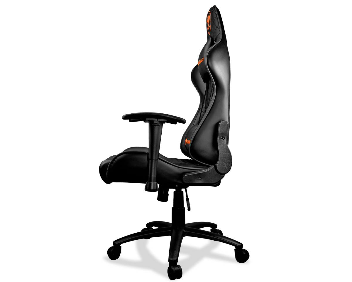 Cougar Armor Svart - Gamer Chair - PU Läder - Upp Till 120 KG
