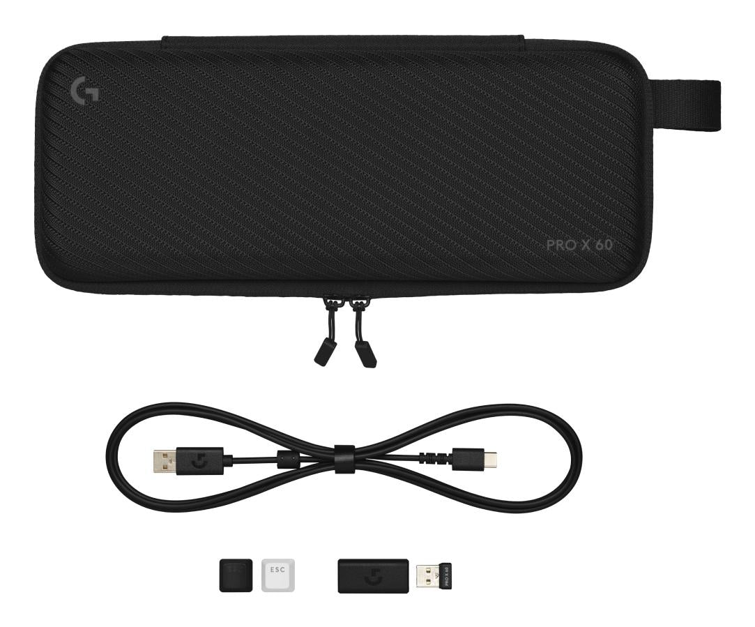 Logitech - G PRO X 60 LIGHTSPEED Trådlöst Speltangentbord - Nordiskt