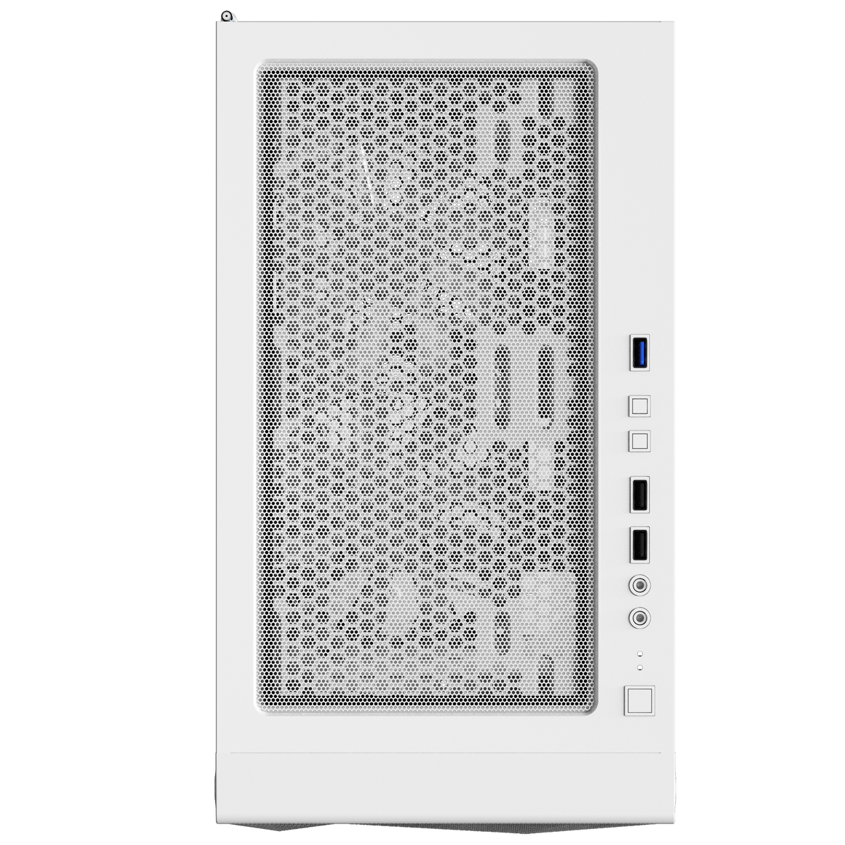 Montech X3 Mesh Vit - Härdat Glas