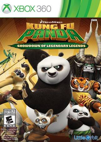 Kung Fu Panda: Showdown of Legendary Legends – import – Xbox 360 – spilomslag