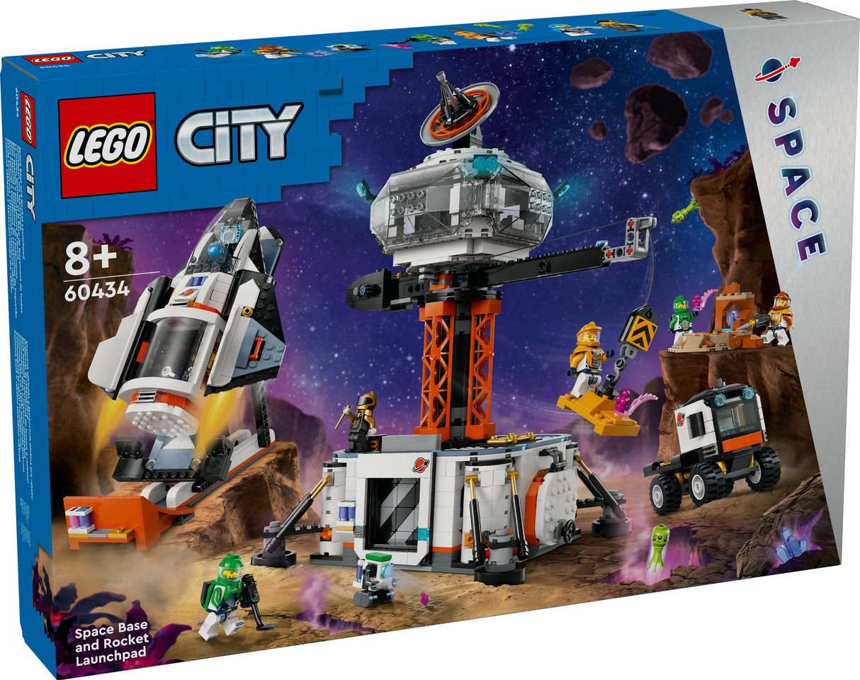 LEGO 60434 City Space Base Med Startplatta, Byggleksaksväska