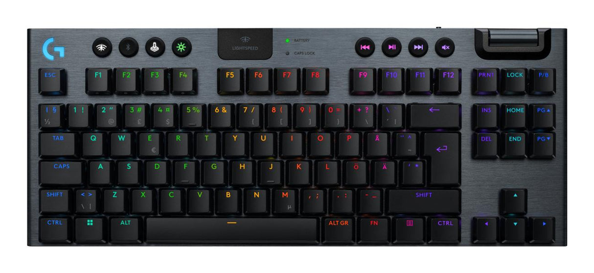Logitech - G915 X LIGHTSPEED TKL Trådlöst Speltangentbord Med Låg Profil