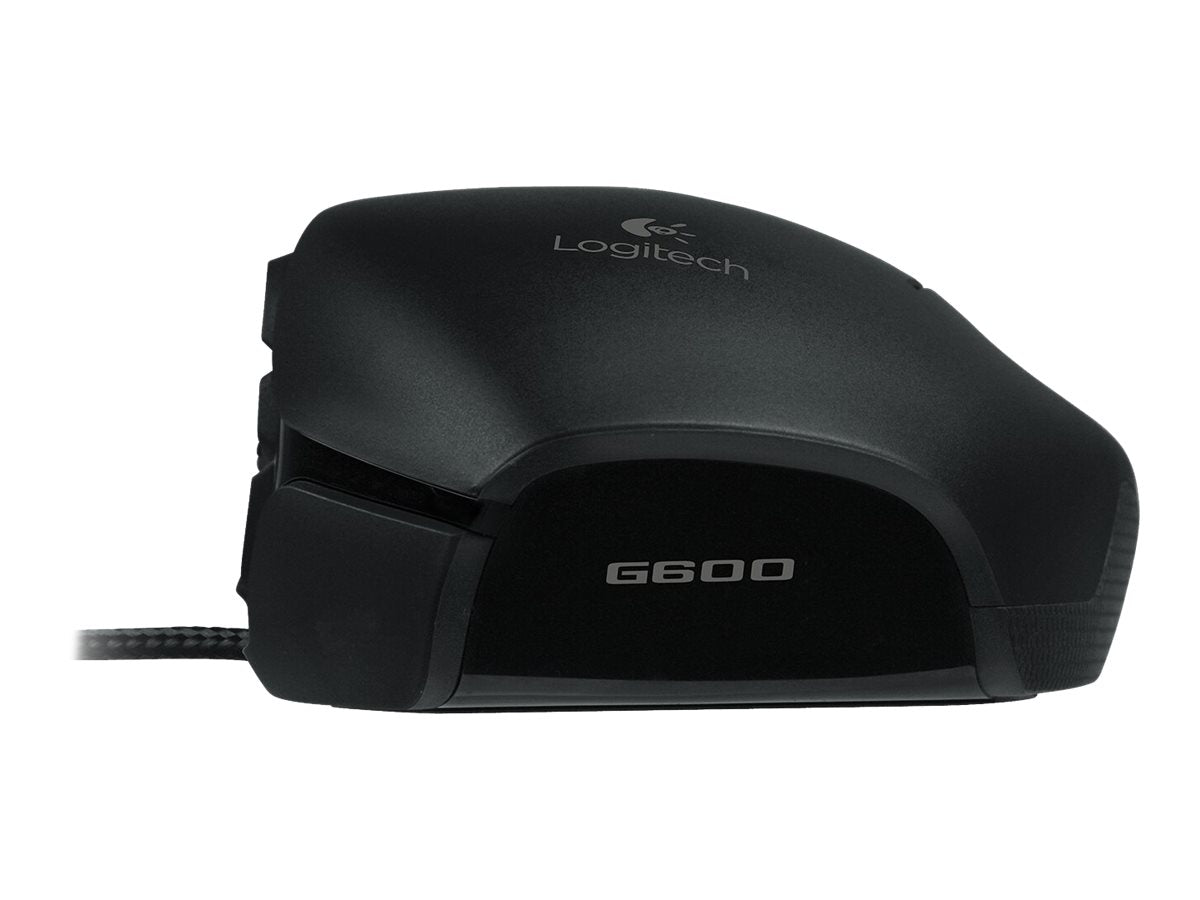 Logitech Gaming Mouse G600 MMO Laserkabel Svart