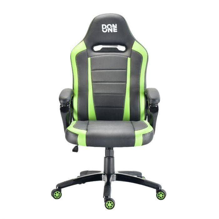 DON ONE - Belmonte Gamer Chair Green - PU-läder - Upp Till 150 KG
