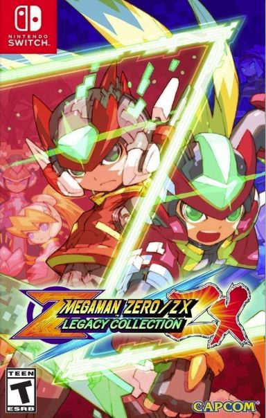 Mega Man Zero/ZX Legacy Collection (Import) – omslag til Nintendo Switch