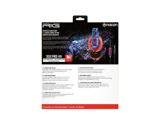 NACON - RIG HEADPHONES 300 PRO HN RED BULE - SWITCH 2 Nacon