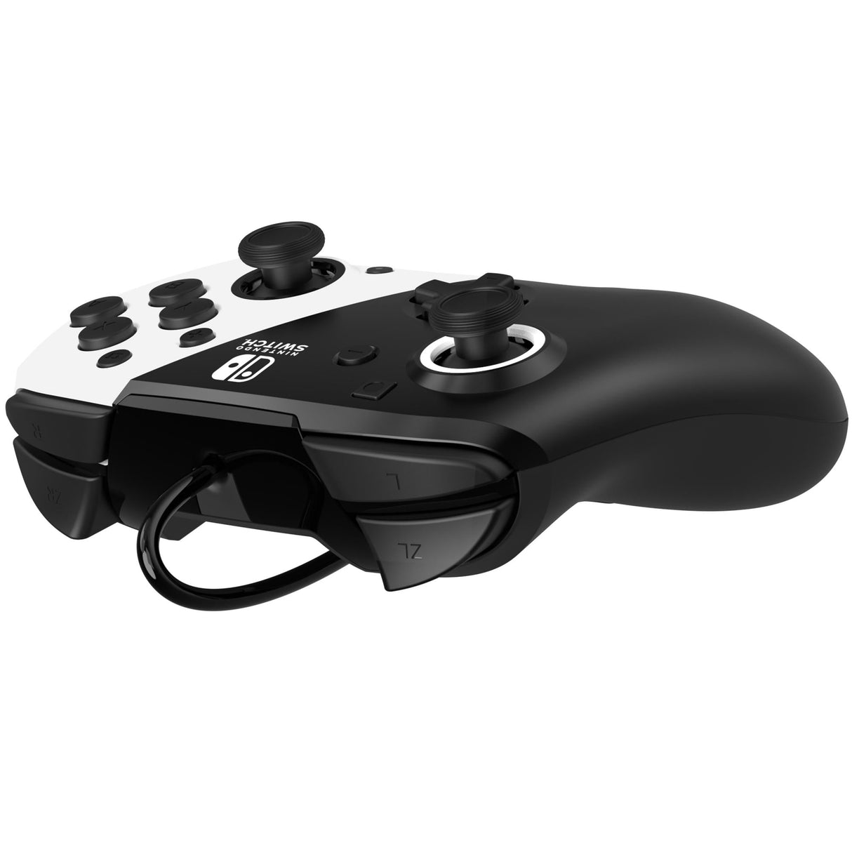 Faceoff Deluxe+ Audio Wired Controller - Svart/Vit