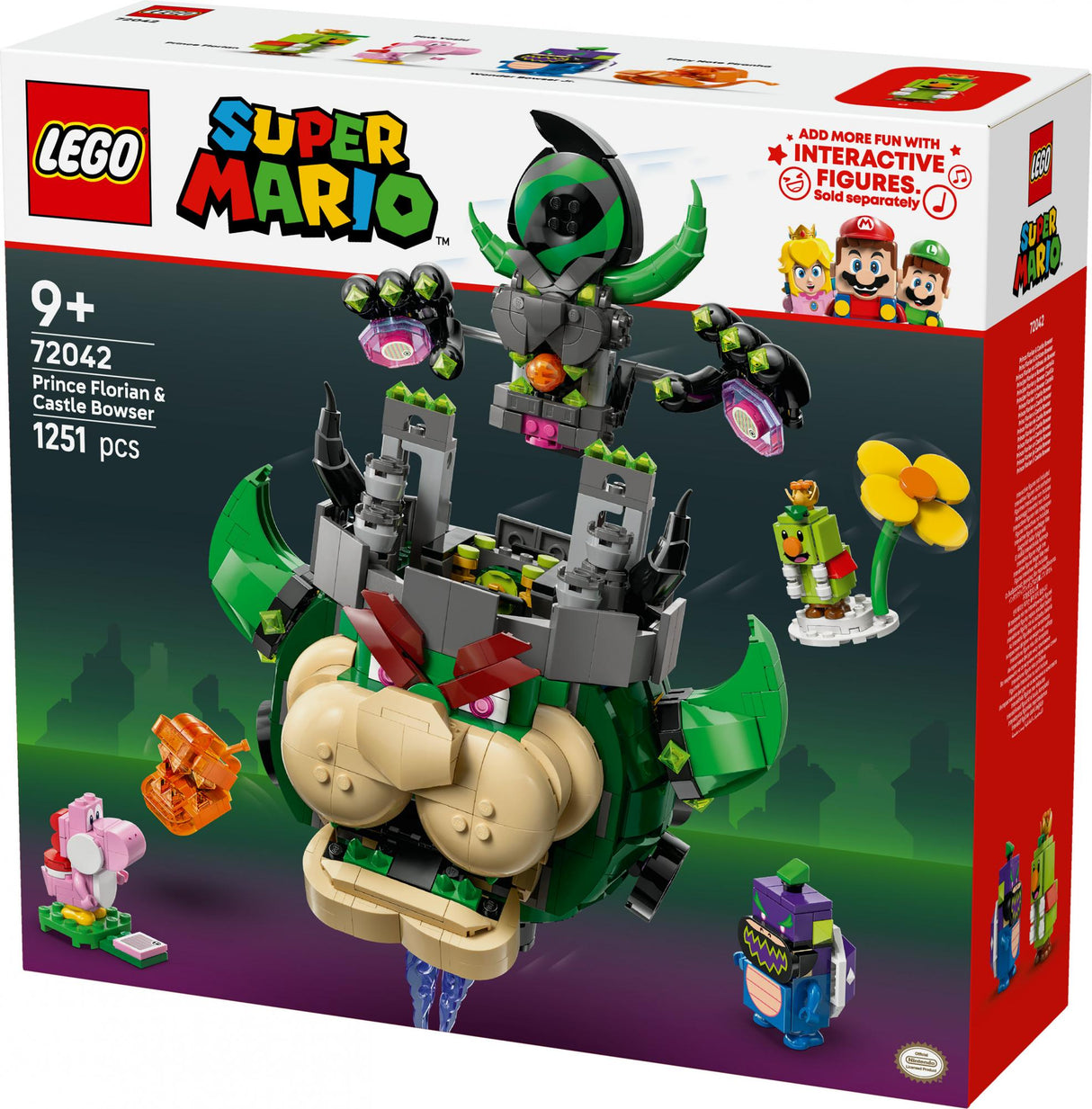 LEGO - Super Mario - Prince Florian & Castle Bowser (72042) LEGO