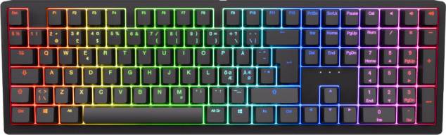 Ducky Zero - Classic - Cherry Brown - RGB - Trådlös