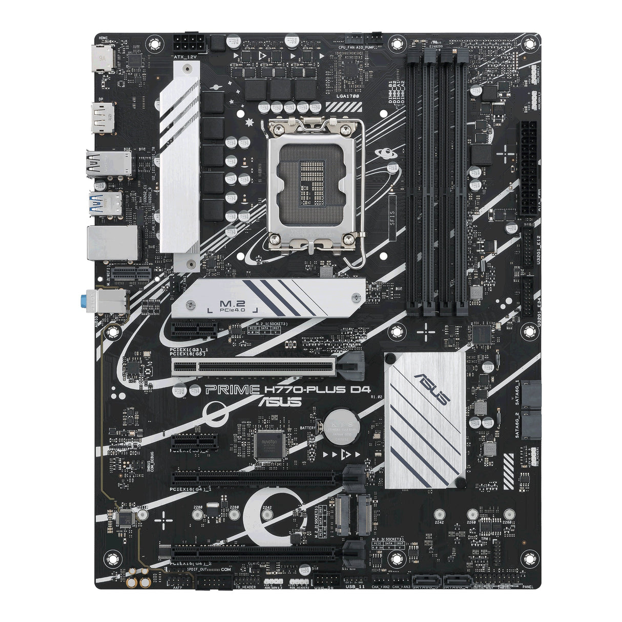 ASUS PRIME H770-PLUS D4 (ATX, H770, LGA 1700, DDR4)