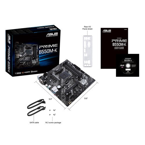 ASUS PRIME B550M-K (mATX, B550, AM4)