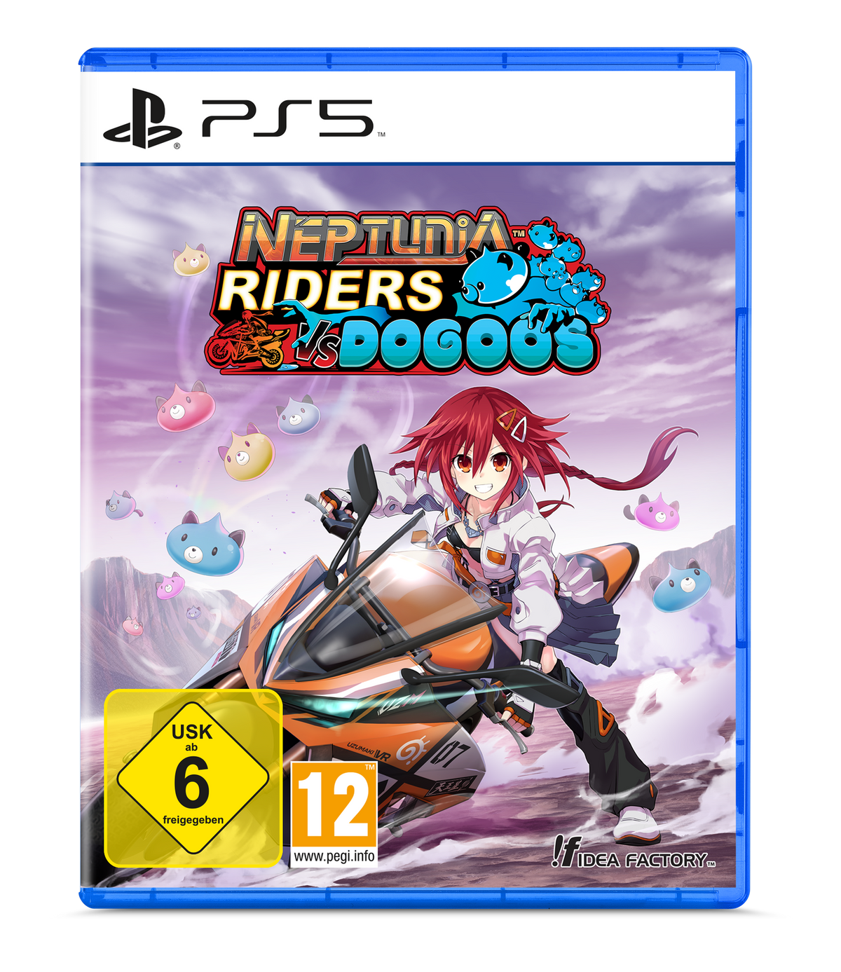 Neptunia Riders VS Dogoos – PlayStation 5 – spilomslag