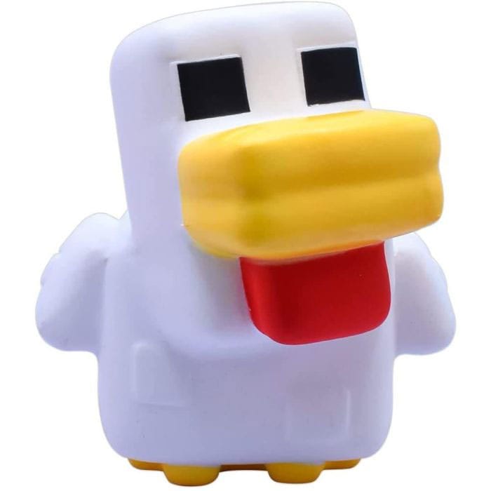 Minecraft Mega Squishme 15 Cm Anti-Stress Figurer 15 Cm Kyckling