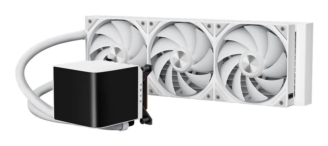 TRYX PANORAMA Upgraded 360mm AIO Liquid Cooler ARGB White TRYX