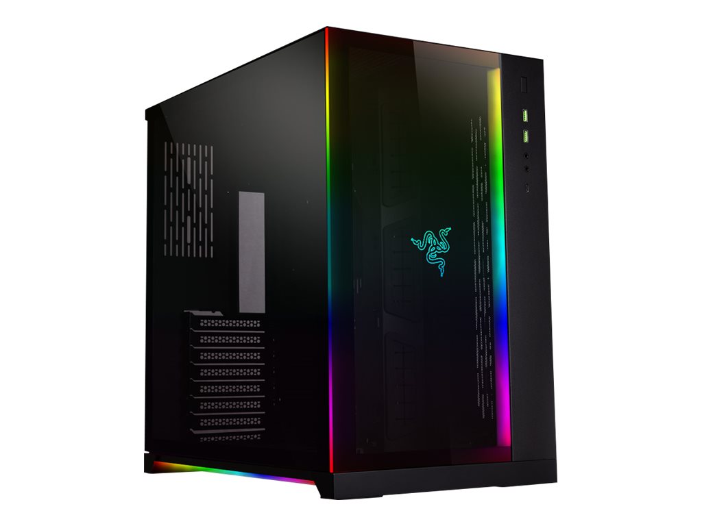Lian Li PC-O11 Dynamic Midi Tower - Härdat glas - Razer Edition