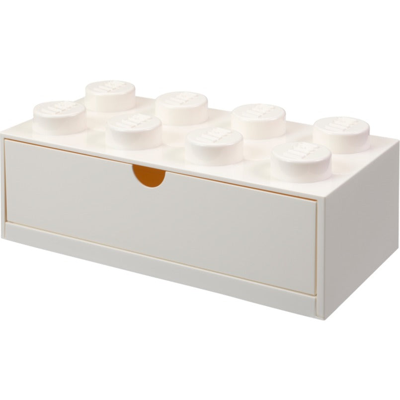 Room Copenhagen LEGO Desk Drawer 8 , storage box (white, knobs) Room Copenhagen