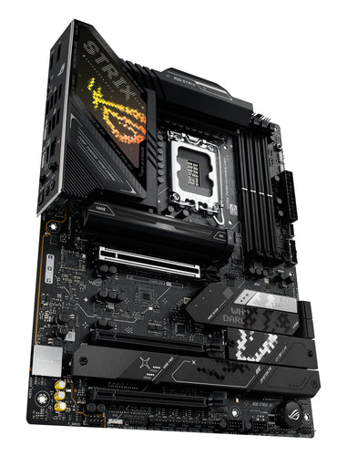 ASUS ROG STRIX Z890-H GAMING WIFI fra modsat side