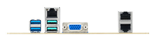 ASUS P13R-I – mini ITX LGA1700 bundkort – porte på bagpanelet