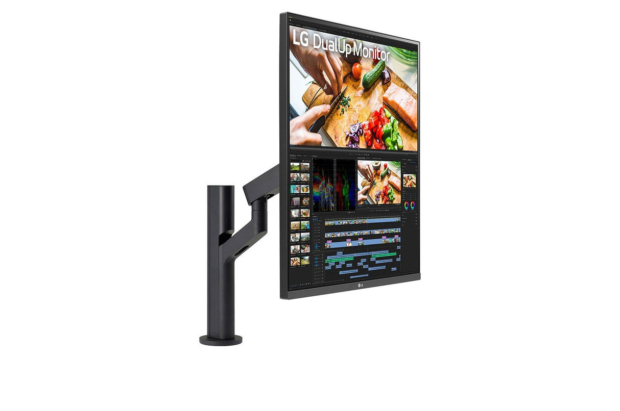 LG DualUp Ergo 28MQ780-B 28 2560 X 2880 HDMI DisplayPort USB-C 60Hz Extend Retract Dockningsskärm