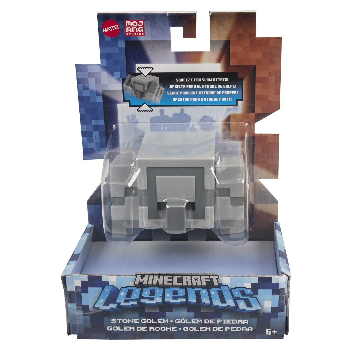 Minecraft - Legends 3,25 Tums Actionfigur - Stone Golem