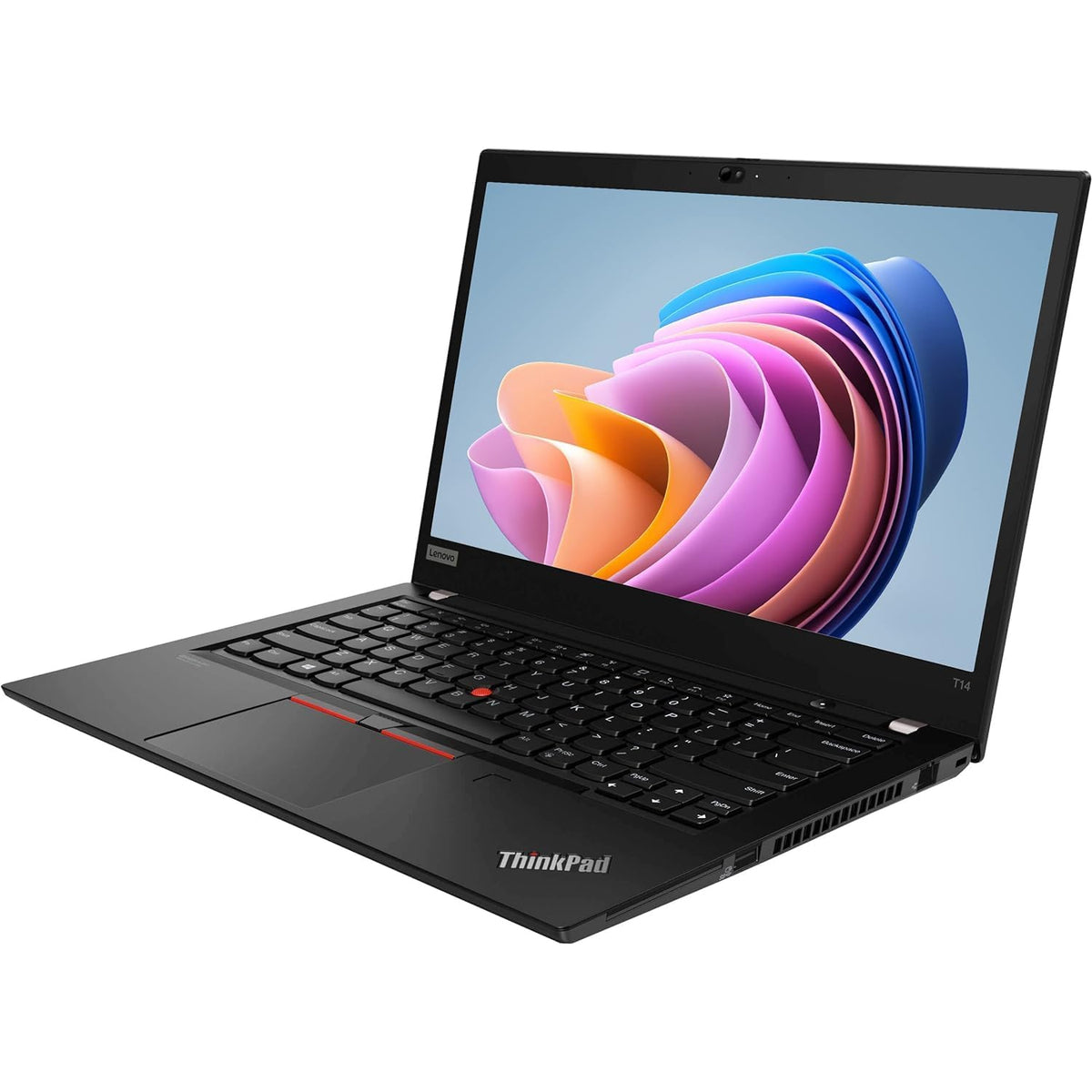 Lenovo ThinkPad T14 Gen 1 Grade A bærbar set forfra