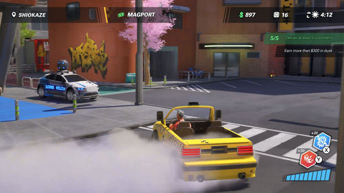 Taxi Chaos 2 – PlayStation 5 – skærmbillede fra spillet