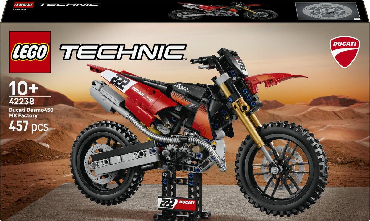 LEGO - Technic - Ducati Desmo450 MX Factory Motorcycle (42238) LEGO