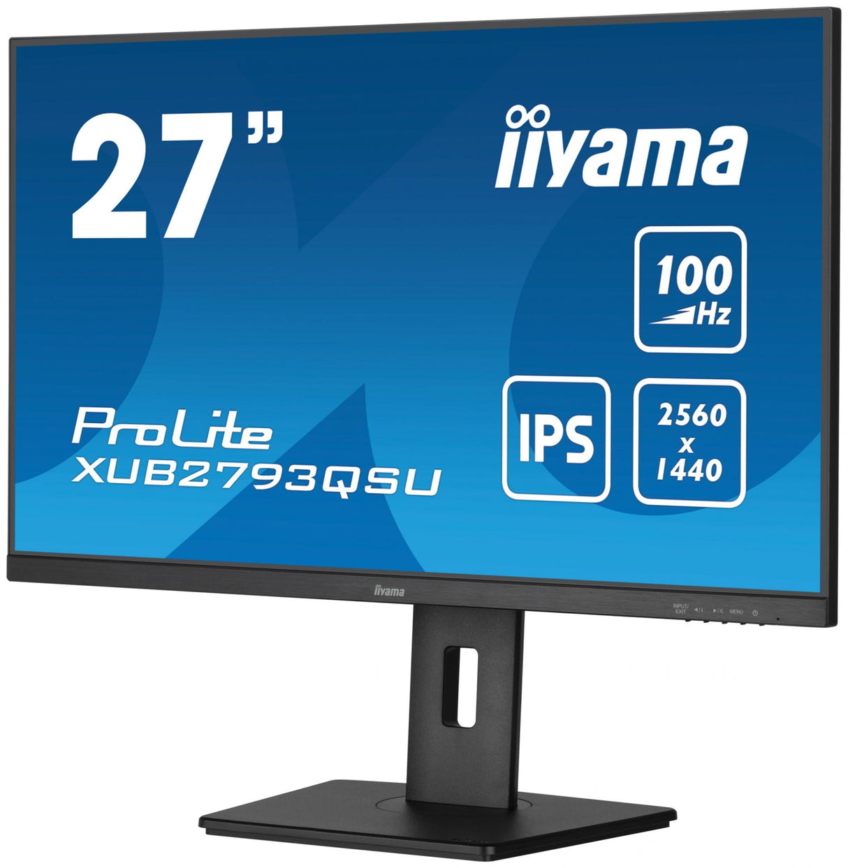 Iiyama ProLite XUB2793QSU-B6 27 2560 X 1440 (2K) HDMI DisplayPort 100Hz Pivot-skärm