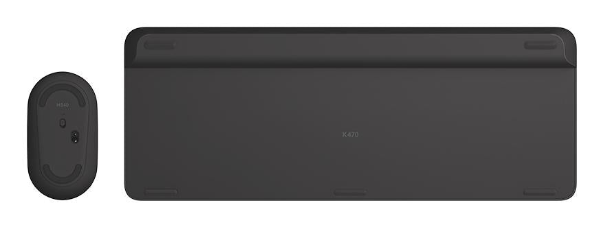 Logitech - Slim Wireless Keyboard and Mouse Combo MK470 NORDIC Logitech