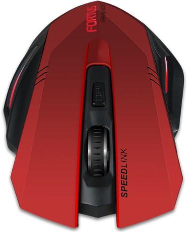 SpeedLink Fortus Gaming Mouse Trådlös / Svart