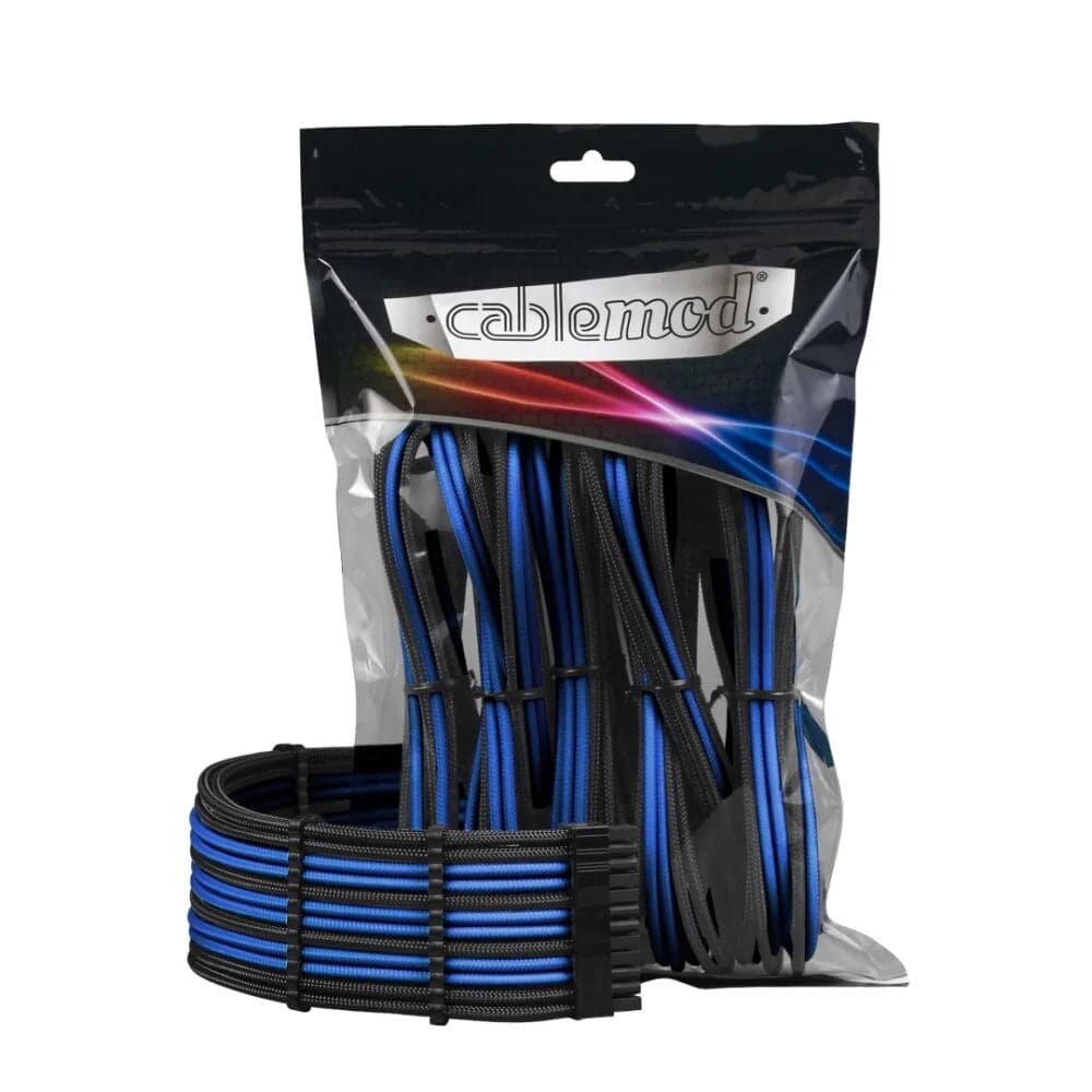 CableMod PRO ModMesh Kabelförlängningssats - Svart/Blå