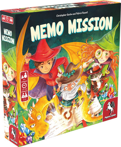 Pegasus Spiele Memo Mission 30 min. Kortspil Multi-genre Pegasus Technologies