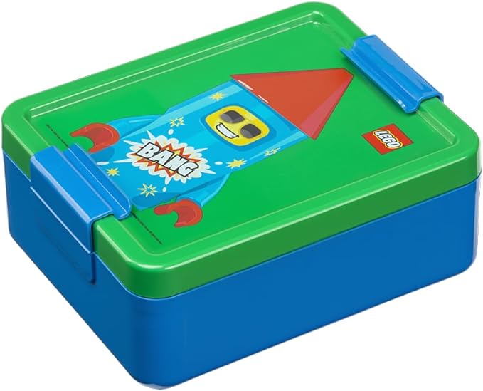 Room Copenhagen LEGO Lunch Box Firework Guy (blue/green) Room Copenhagen