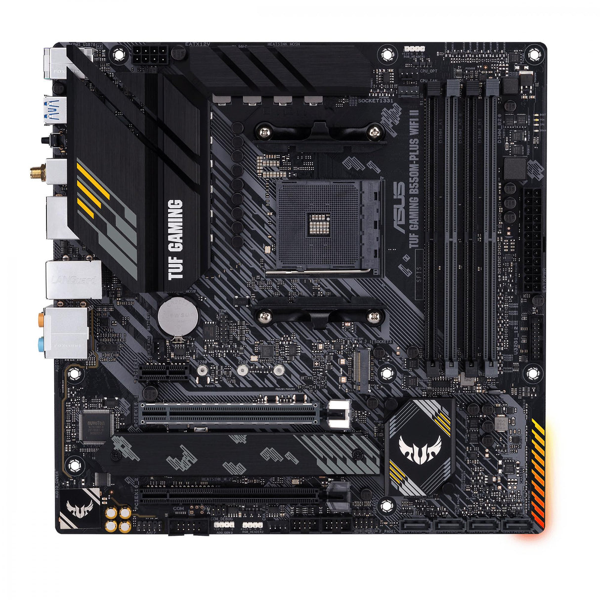 ASUS TUF GAMING B550M-PLUS (WI-FI) II (mATX, B550, AM4) ASUS