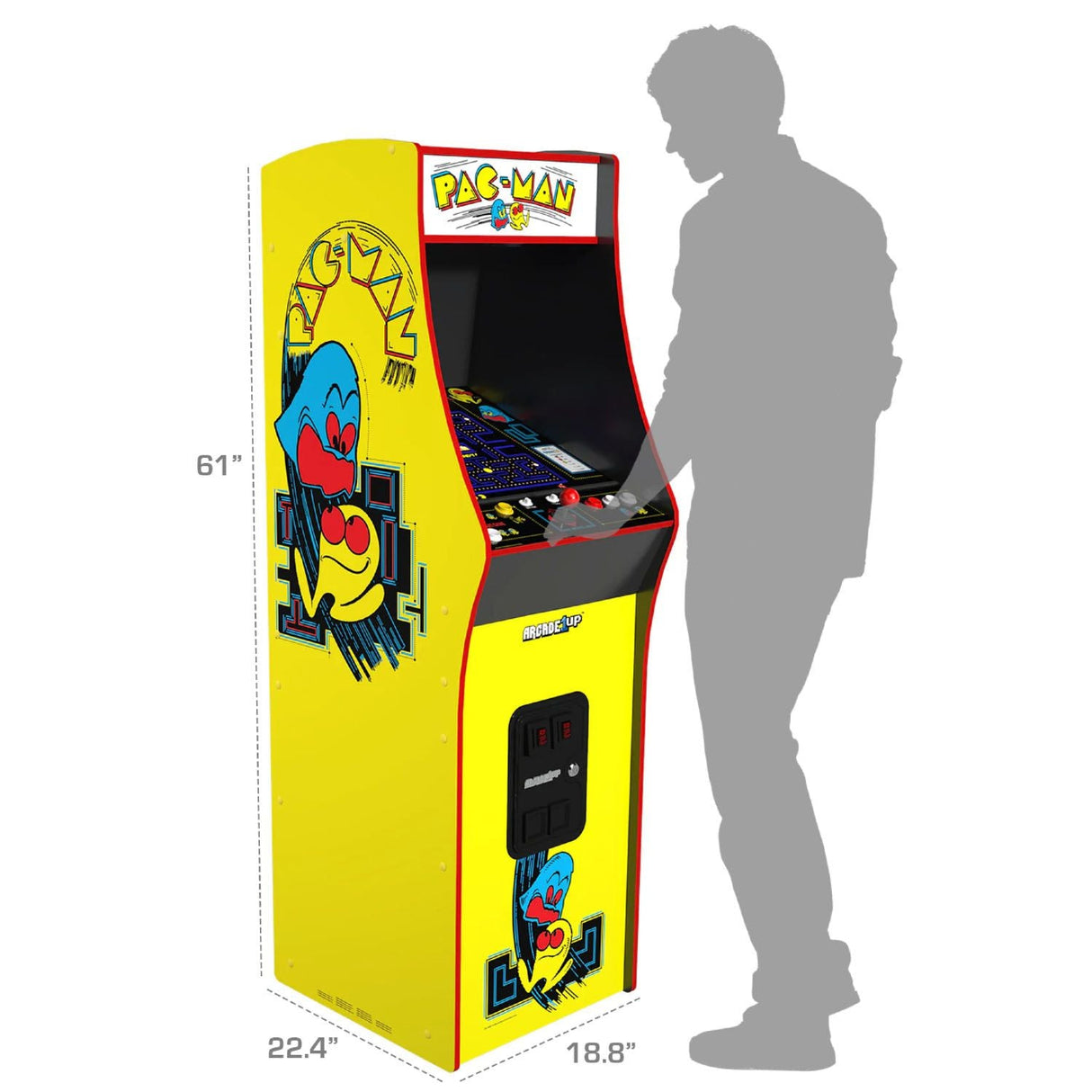 ARCADE 1 UP PAC-MAN DELUXE ARCADE MASKIN
