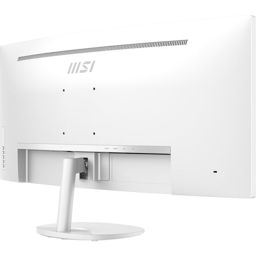MSI PRO MP341CQW E12 – 34″ ultrawide-skærm, hvid – bagsidens kabinet