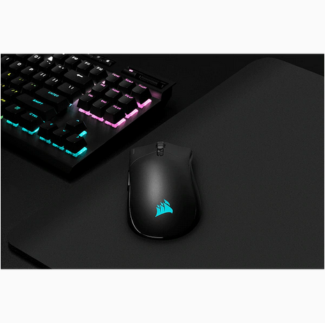 CORSAIR Champion Series SABRE RGB PRO WIRELESS Optisk Trådløs Kabling Sort