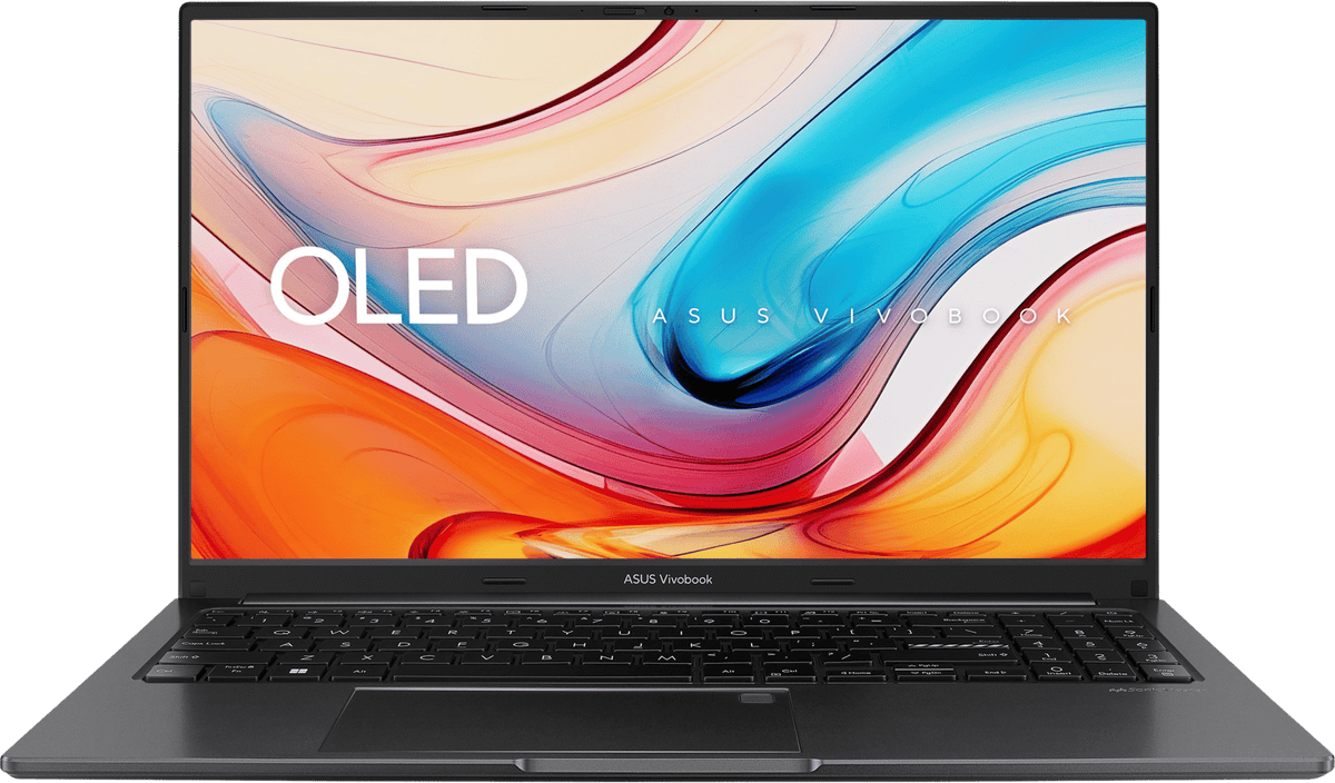 ASUS Vivobook 15 OLED D1505YA i Indie Black set forfra med numerisk tastatur