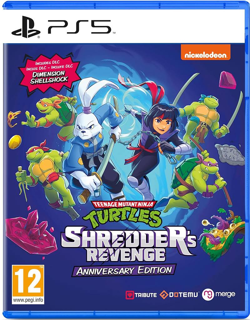 Teenage Mutant Ninja Turtles: Shredder's Revenge (Anniversary Edition) – PlayStation 5 – spilomslag