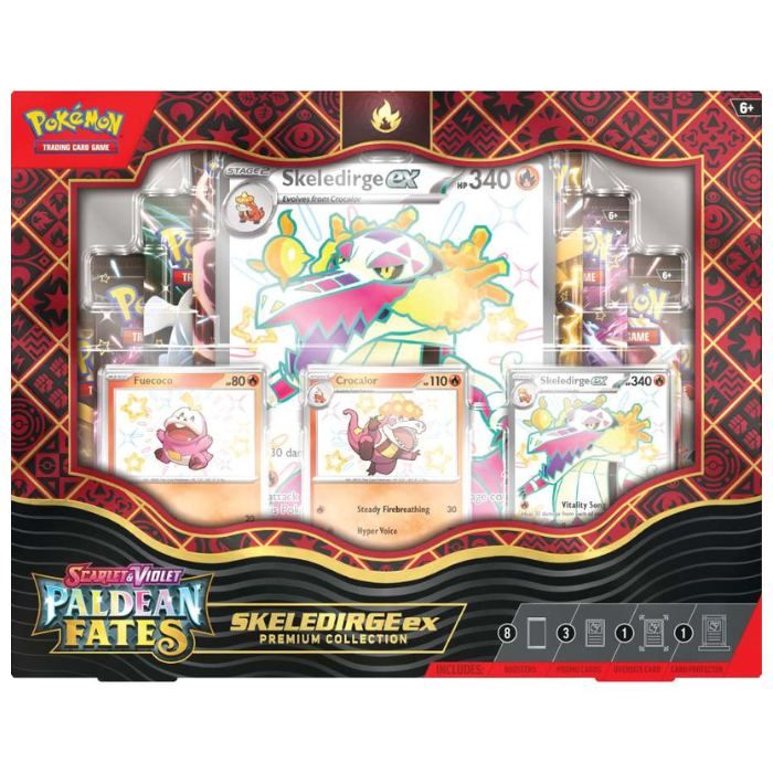 Pokémon - SV4.5 Paldean Fates - Premium Collection - Skeledirge Ex