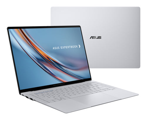 ASUS ExpertBook Ultra B9406CAA-TG0694X – vist i en samlet opsætning; tastaturlayout illustrativt