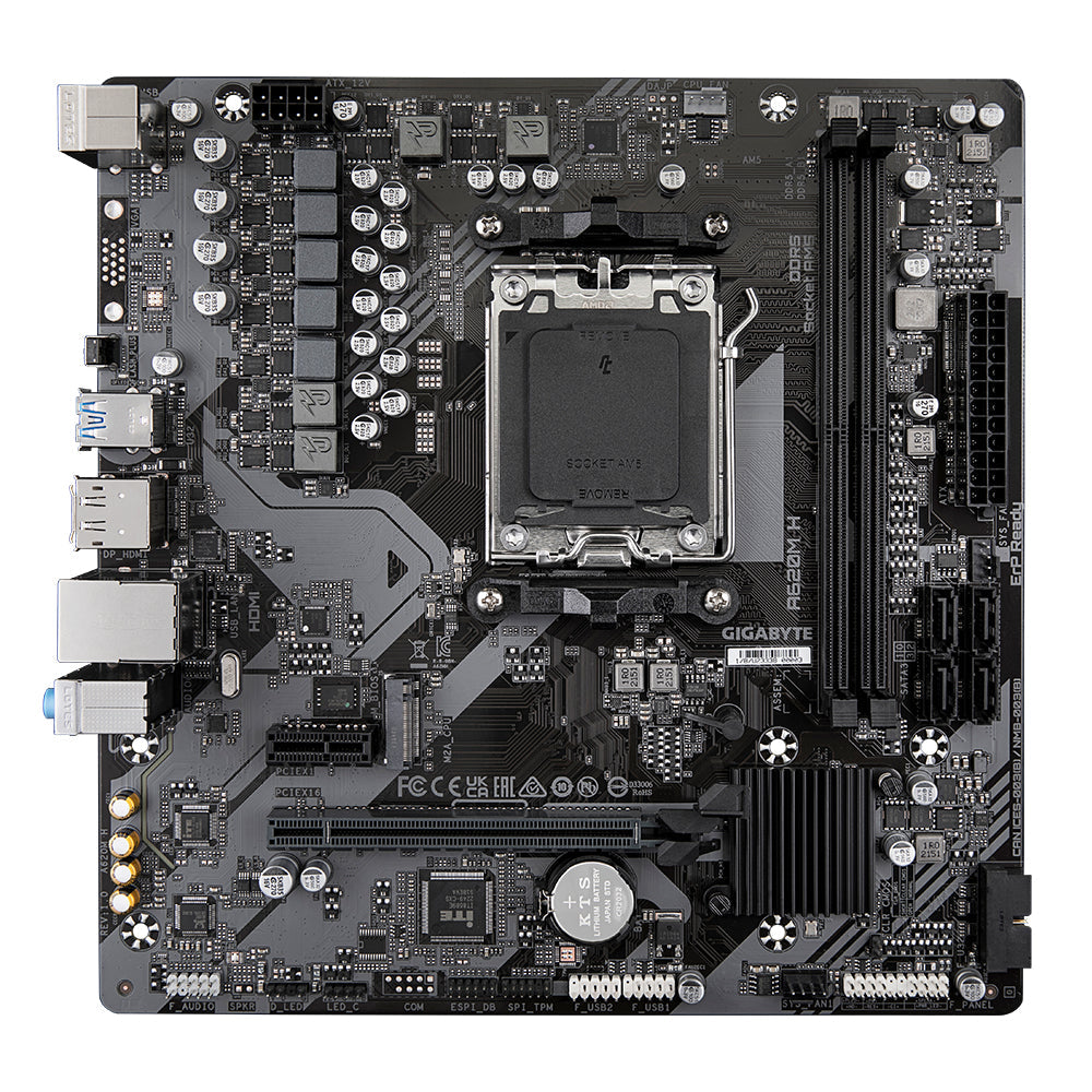 GIGABYTE A620M H - Sockel AM5 - Moderkort