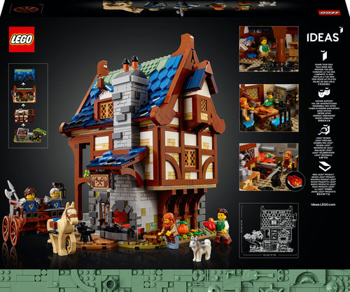 LEGO Ideas 21325 – Middelaldersmedje – æskens bagside
