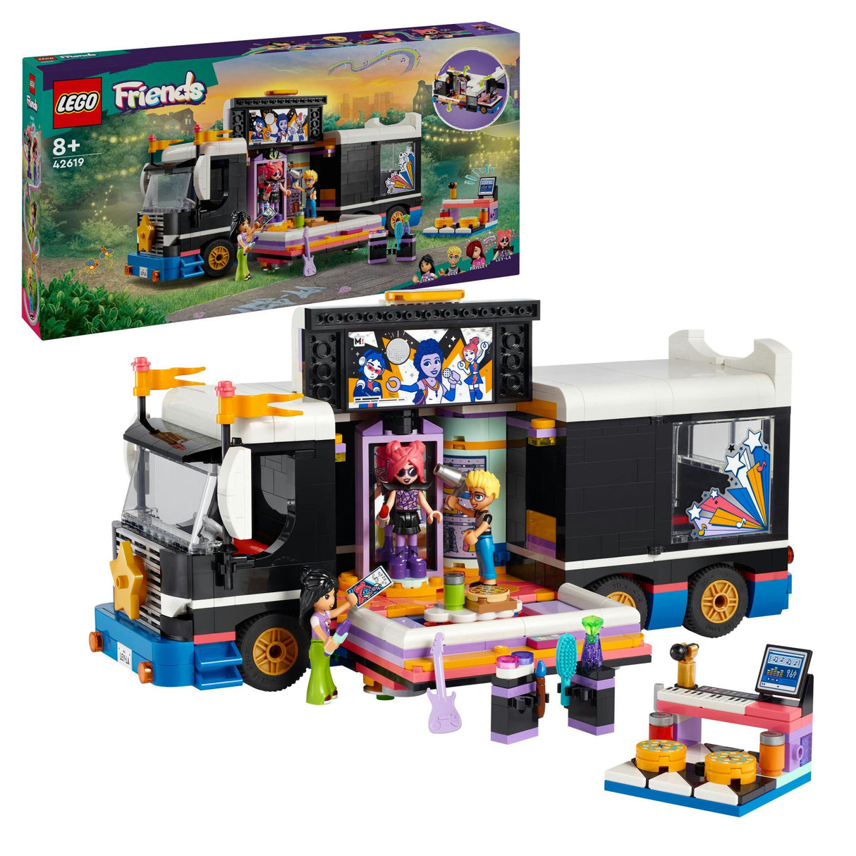 LEGO 42619 Friends Pop Star Tour Bus LEGO