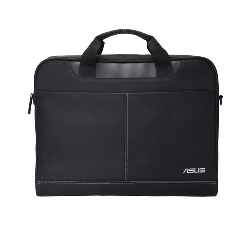 ASUS Nereus Carry Bag – sort computertaske set forfra med bærehåndtag